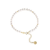 925 Silver Shell Pearl Bracelet Women Blessing 14k Plating Femme Accessories