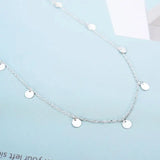 925 Silver Strawberry Crystal Choker Necklace for Women