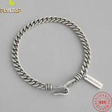 925 Sterling Silver Vintage Tag Bracelets for Women