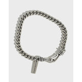 925 Sterling Silver Vintage Tag Bracelets for Women