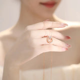 925 Silver Zircon Bowknot Pendant Necklace 14k Plating Femme Accessories