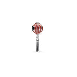 925 Sterling Silver Lantern Charms Heart Beads Bracelet Fish Pendants