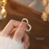 925 Silver Shell Pearl Stud Earrings Gift for Mum Daughter