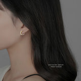 925 Silver Shell Pearl Stud Earrings Gift for Mum Daughter