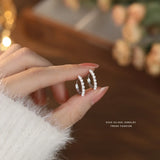 925 Silver Shell Pearl Stud Earrings Gift for Mum Daughter