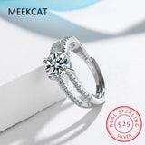 925 Sterling Silver CZ Rings for Women Wedding Jewelry YGR160