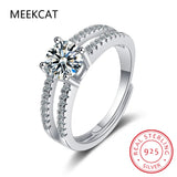 925 Sterling Silver CZ Rings for Women Wedding Jewelry YGR160