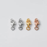 925 Sterling Silver Lobster Clasp Hooks for Necklace Bracelet DIY
