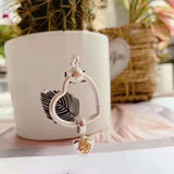 925 Sterling Silver Love Heart Pan Necklace for DIY Jewelry