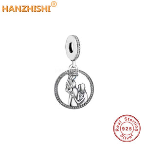925 Silver Loving Couple Pendant Necklace Wedding Anniversary