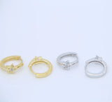 925 Silver Mini Hoop Earrings Star Band Huggie Small Hoop Jewelry Women