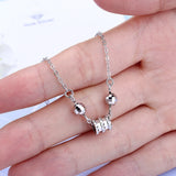 925 Silver Geometric Beads Bracelet for Women