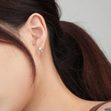 925 Silver Opal Vintage Earrings Minimalist High Jewelry