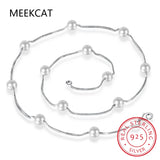 925 Sterling Silver Freshwater Pearl Charm Necklace Choker Short Chain