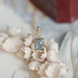 925 Silver Necklace Crystal 20k Yellow Plating Women's Classical Style