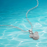925 Silver Mickey Pendant Necklace for Women