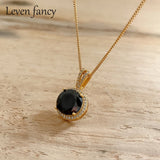 925 Sterling Silver Geometric Diamond Crown Pendant Necklace for Women
