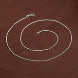 Real 925 Sterling Silver Necklace 7 Style Long Choker Silverware Chain