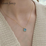 925 Silver Abalone Shell Choker Necklace Natural Colourful Jewellery Gift