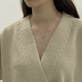 925 Silver Abalone Shell Choker Necklace Natural Colourful Jewellery Gift
