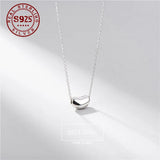 925 Sterling Silver Peas Pendants Necklace for Women Bride Wedding