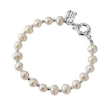 925 Sterling Silver Pearl Bracelet Women's Charm Jewelry