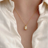 925 Silver Pearl Choker Necklace Elegant Jewelry