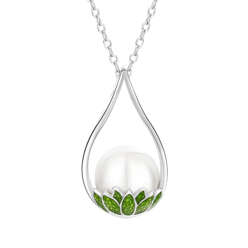 925 Silver Pearl Mounting Pendant Setting for Pearls or Gems