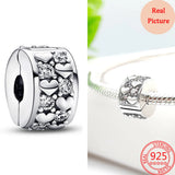 925 Silver Pink Octopus Turtle Sea Shell Dangle Bracelet