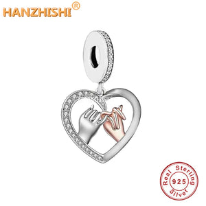 925 Silver Promise For Love Heart Pendant Necklace Jewellery
