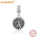 925 Sterling Silver Retro Animals Dangle Charms Beads for Bracelet Necklace