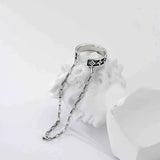 925 Silver Tassel Ear Cuff Wraps Vintage Thai Silver Non-pierced Earrings
