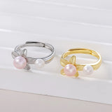 925 Silver Adjustable Ring Setting for Women Semi Mount Base
