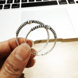 925 Sterling Silver Round Hoop Circle Earrings DIY Jewelry Accessories