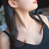 925 Silver Airplane Pendant Necklace Aircraft Jewelry