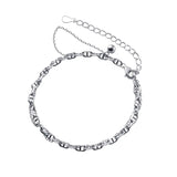 925 Sterling Silver Bead Bracelet Retro Tassel Hypoallergenic Jewelry