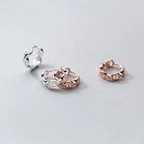 Minimalist Geometric Hoops Earrings for Women