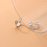 Minimalist Geometric Hoops Earrings for Women
