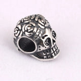 Genuine 925 Sterling Silver Skull Beads for Bracelet Pendant Mother