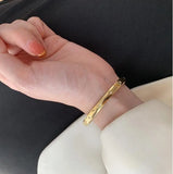 925 Silver Zirconia Star Cuff Bangles Wedding Jewelry
