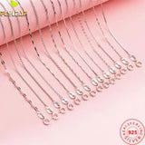 925 Silver Snake Bone Chain Necklace 18k Rose DIY Jewelry Findings