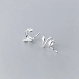 925 Silver Snake Ear Cuff Wrap Earrings Non-Pierced Cartilage