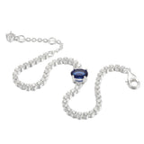 925 Silver Green Pav? Heart Mouse Bracelet Women Bead Charm Gift DIY