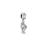 925 Silver Heart Pendant Baby Carriage Charm for Bracelets
