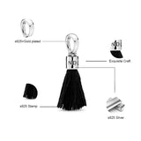 925 Silver Tassel Dangle Pendants Beads for DIY Jewelry