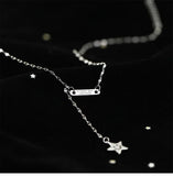 925 Silver Star Charm Pendant Necklace