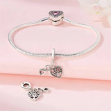 925 Silver Tree Of Life Charm Bead Pendant Fit Bracelet Necklace