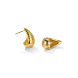 925 Silver Teardrop Stud Earrings Women Fine Jewelry