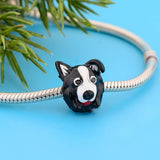 925 Sterling Silver Dog Bead Charms for Bracelet Necklace