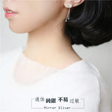925 Sterling Silver Flower Earrings Statement Jewelry for Women